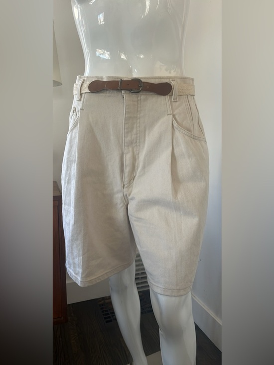 French Dressing Pants - High Waisted Denim Shorts